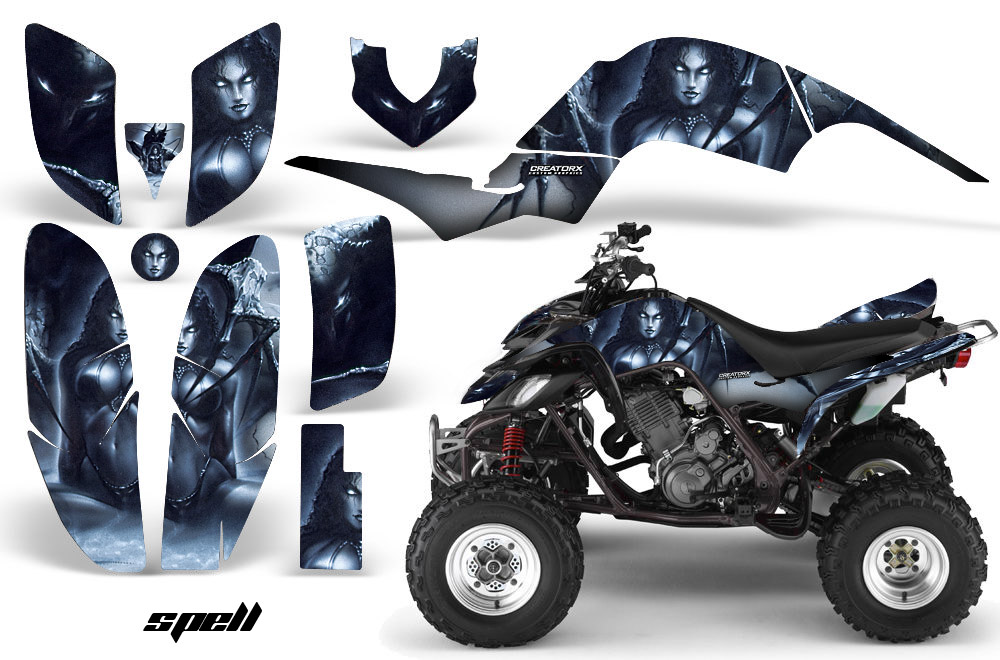 YAMAHA RAPTOR 660 GRAPHICS KIT DECALS STICKERS SPELL  