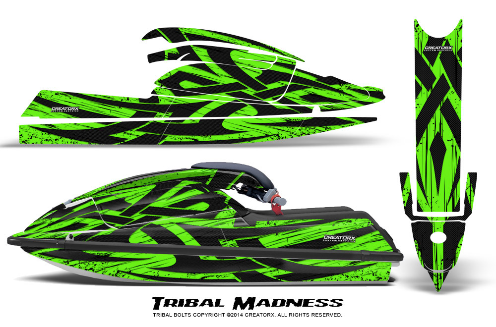 KAWASAKI JETSKI 750 SX 1992-1998 GRAPHICS KIT JETSKI CREATORX DECALS ...