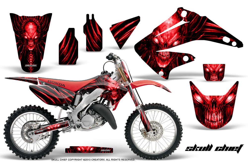 Honda Cr 125 250 02 15 Graphics Kit Creatorx Decals Stickers Yrb Auto Parts And Accessories