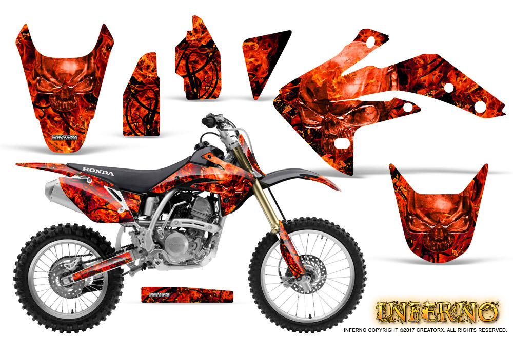 HONDA CRF 150 R CRF150R 07-16 CREATORX GRAPHICS KIT STICKER DECALS ...