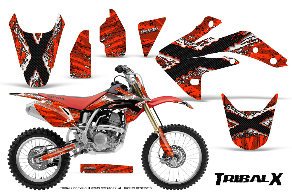 HONDA CRF 150 R CRF150R 07-16 CREATORX GRAPHICS KIT DECALS TRIBALX WRNP ...