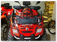 Can-Am Outlander CreatorX Graphics Kit Bolt Thrower Red 010