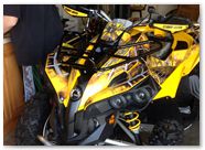Can-Am Renegade CREATORX Graphics SpiderX Yellow A001