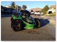 Can-Am Spyder RS CreatorX Graphics SpiderX Green 002