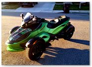 Can-Am Spyder RS CreatorX Graphics SpiderX Green 003