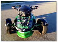 Can-Am Spyder RS CreatorX Graphics SpiderX Green 004