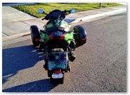 Can-Am Spyder RS CreatorX Graphics SpiderX Green 005
