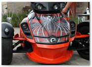 Can-Am Spyder RS GS CreatorX Graphics Kit SpiderX Red 001