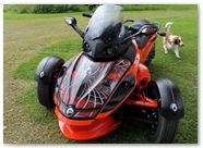 Can-Am Spyder RS GS CreatorX Graphics Kit SpiderX Red 002