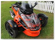 Can-Am Spyder RS GS CreatorX Graphics Kit SpiderX Red 003