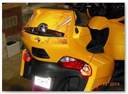 Can-Am Spyder RT CreatorX Graphics Cold Fusion Yellow 006