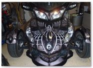 Can-Am Spyder RTS Graphics by CreatorX SpiderX Design Silver 001