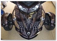 Can-Am Spyder RTS Graphics by CreatorX SpiderX Design Silver 009