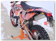 KTM EXC 2012 CreatorX Graphics Kit SpiderX Orange 005