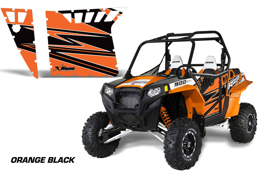 Polaris RZR XP 900 2 Door Graphics Kit