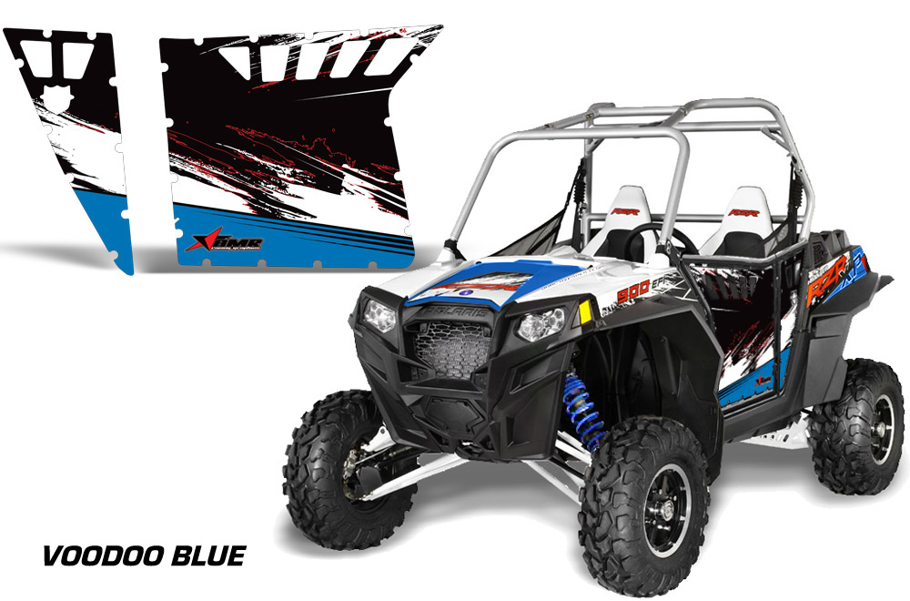 Polaris RZR XP 900 2 Door Graphics Kit