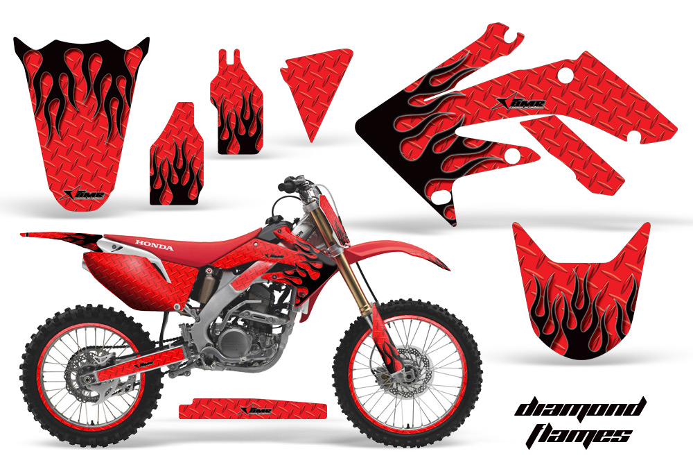 Honda Graphics Kit for All Years CR CRF popular 50 85 110 150 125 250 450 650 Decals Stickers Dekor Decor Motocross Enduro Supermoto MX