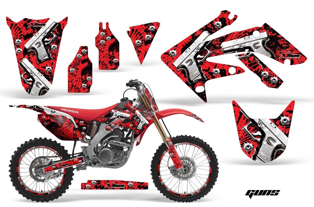 Graphics decal kit ホンダCRF50FダートバイクグラフィックスティックキットデカールラップMXデコ2004-2013 ...